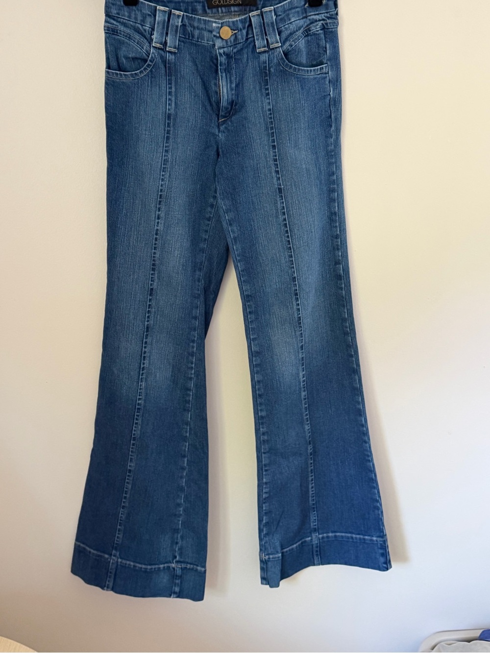 Goldsign Love Bootcut Jeans Women’s Size 28 Medium Wash Stretch Denim Made in US